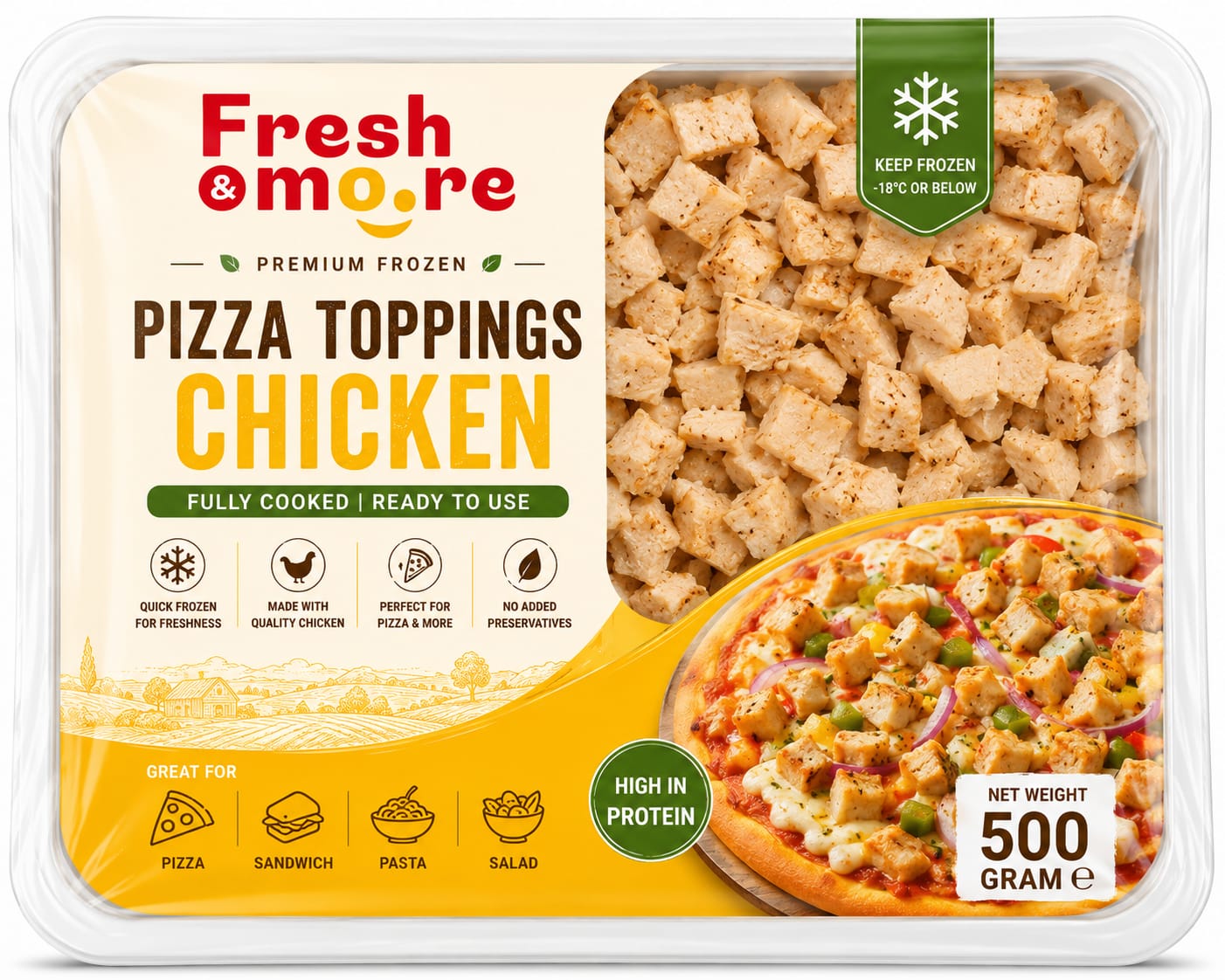 Pizza Topping (Chicken)