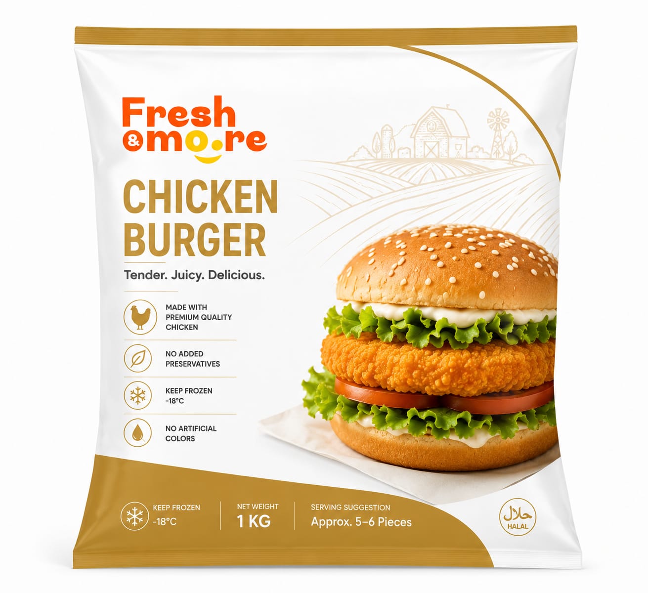 Breaded Chicken Burger
